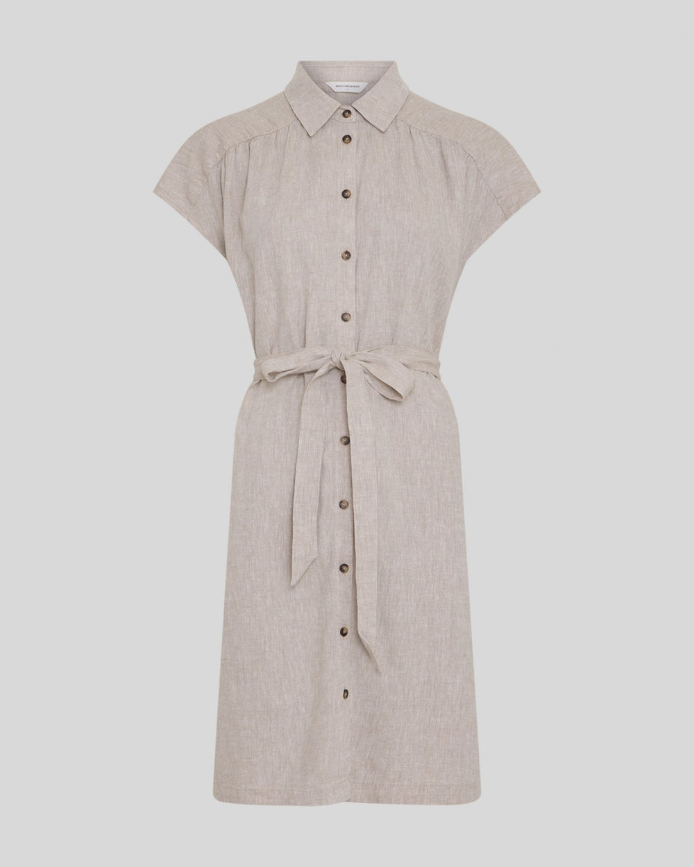 MSCHViana Ginia SS Shirt Dress Sand Melange