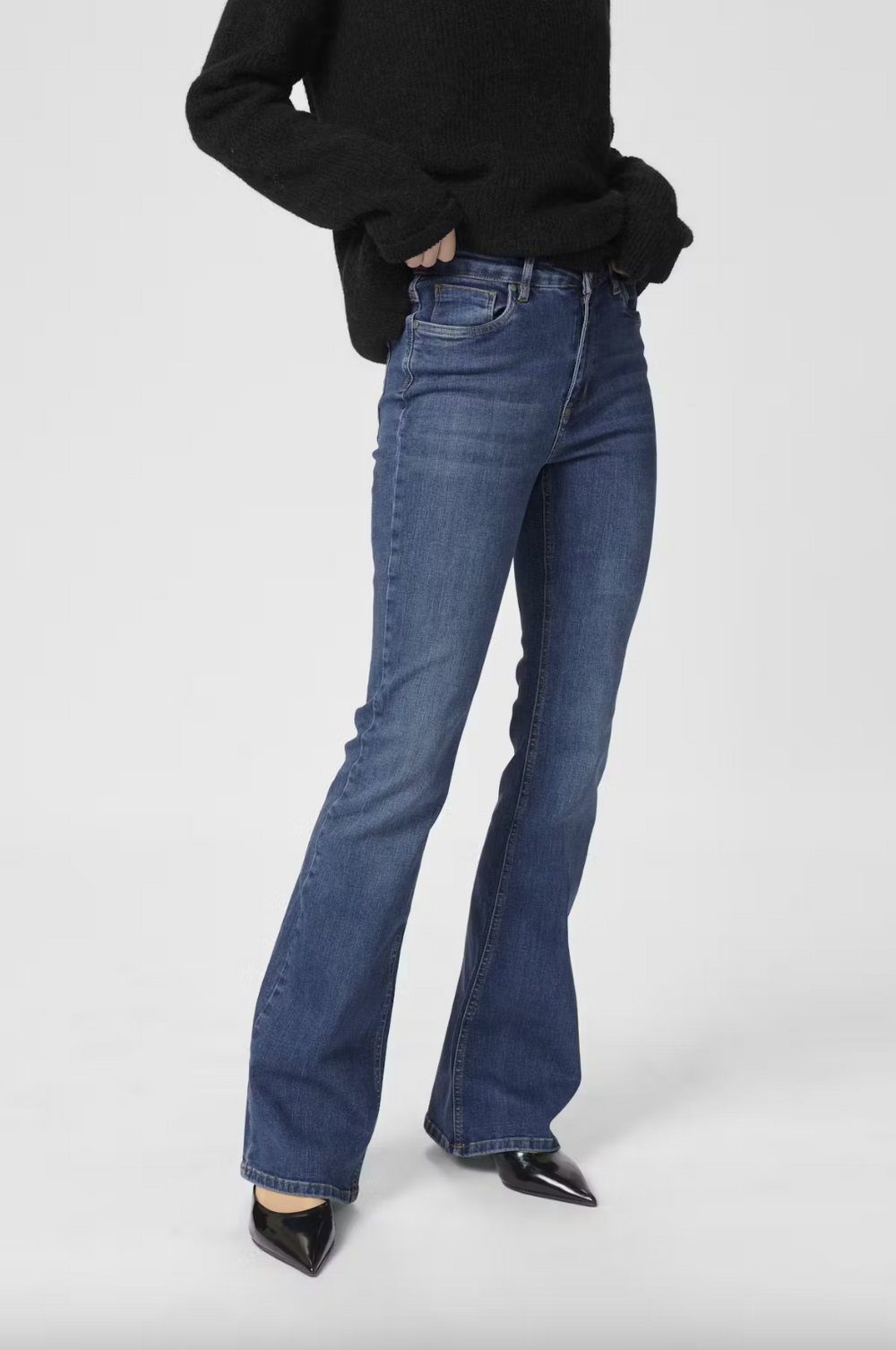 36 The Dekota 148 High Bootcut Y medium blue
