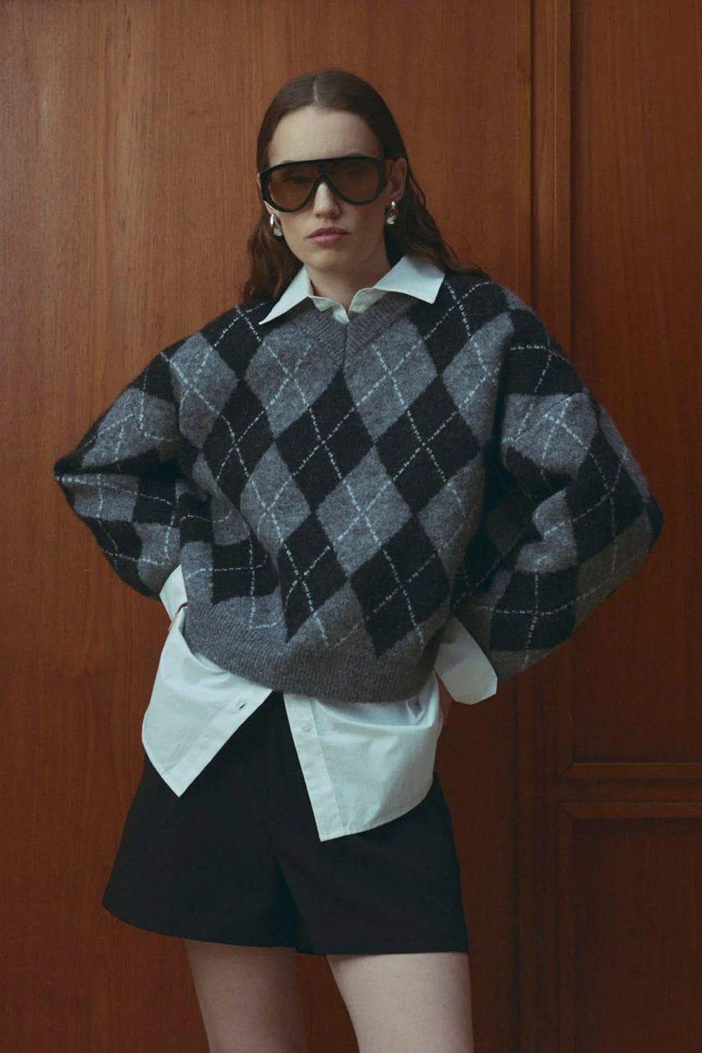 N-Lai Knit Black Grey Mix
