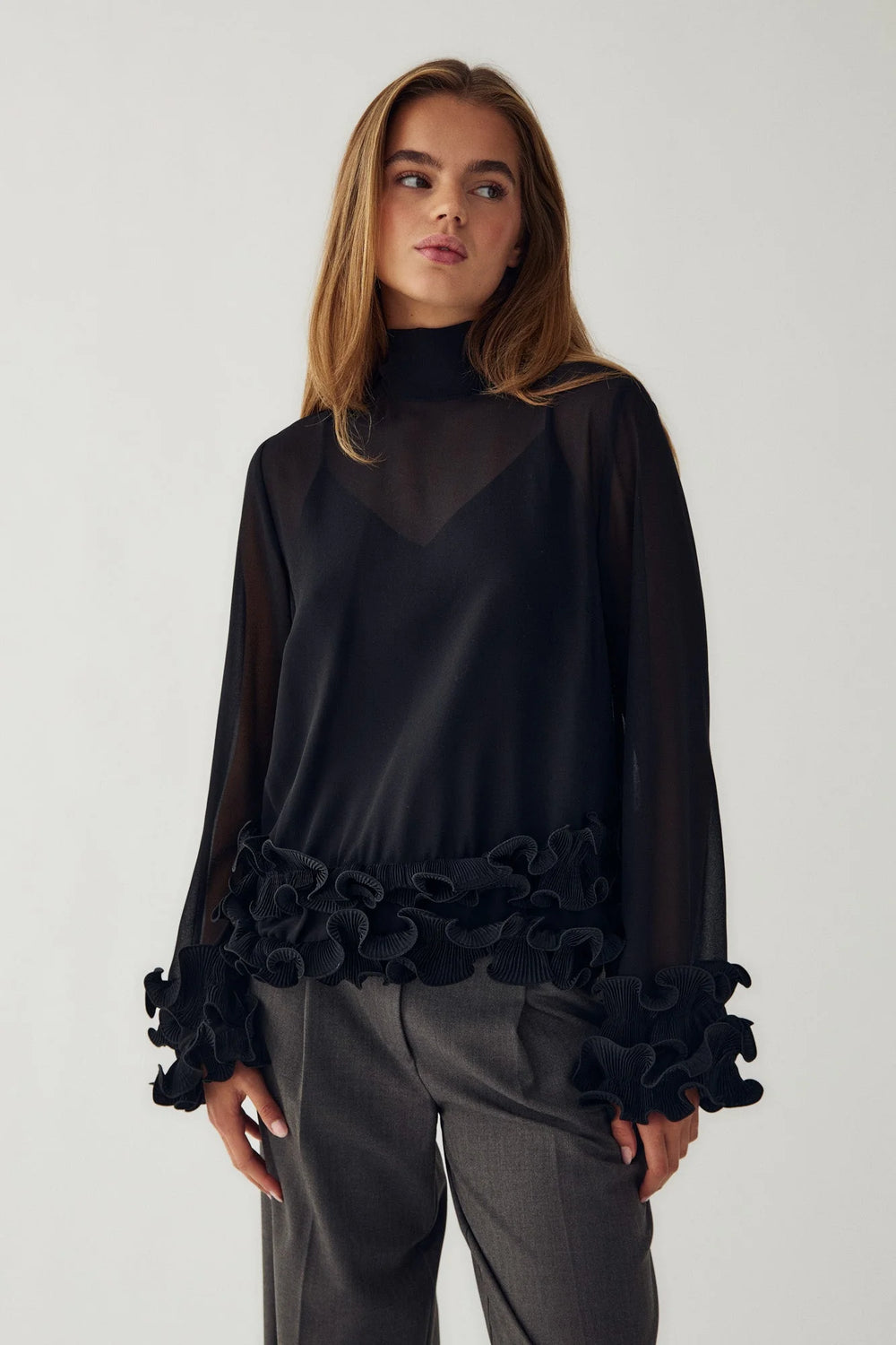 N-Latanietta Blouse Black
