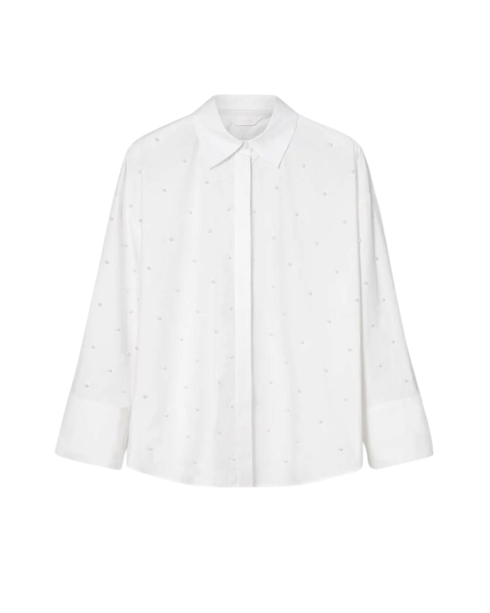 Nell Pearl Shirt White