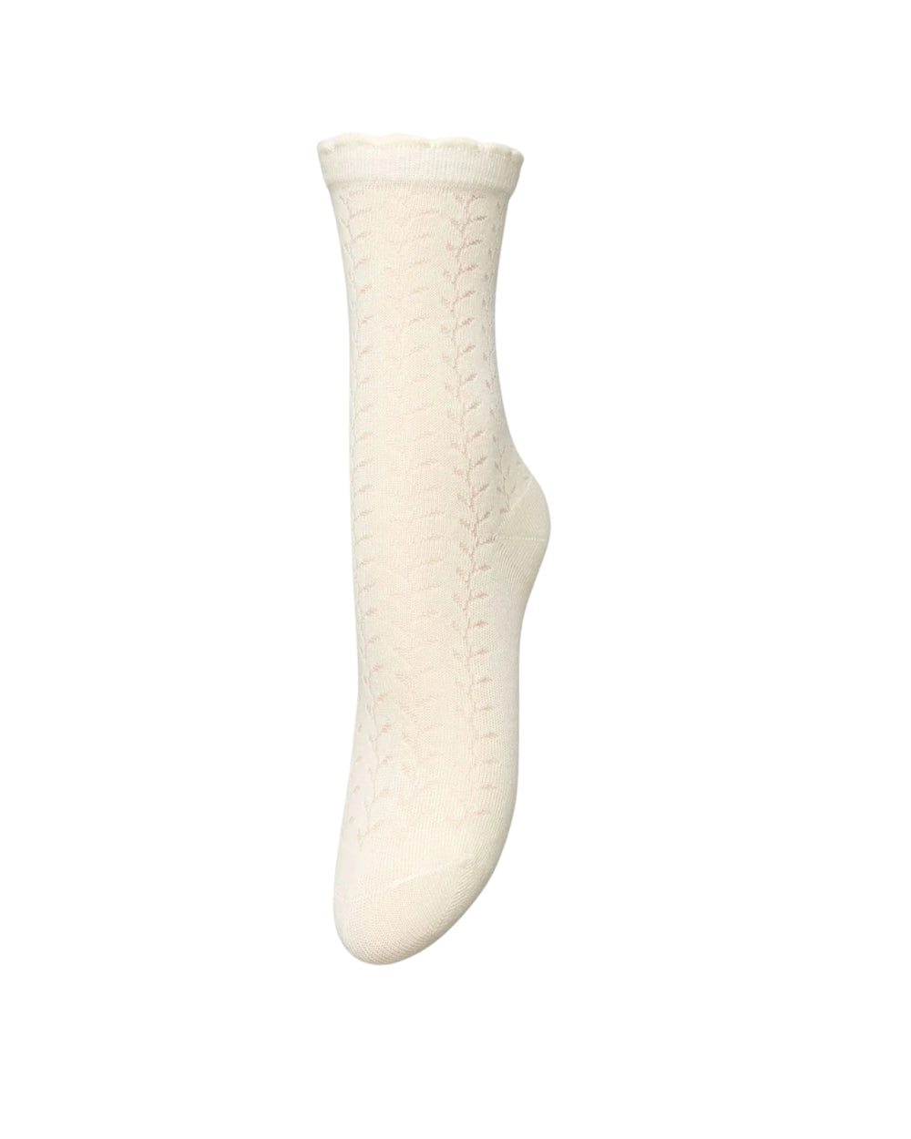 Leofa Cotta Sock Birch White