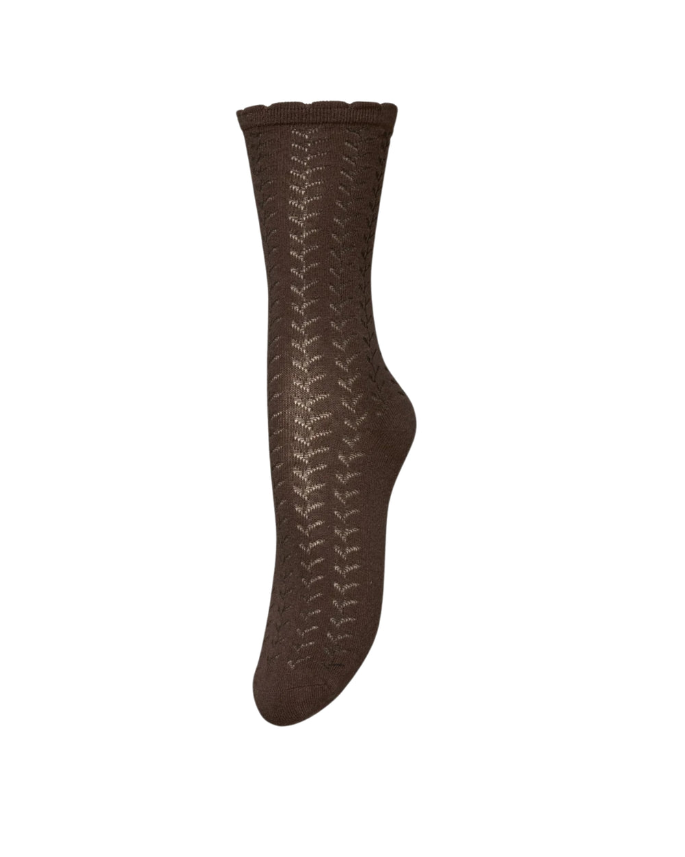 Leofa Cotta Sock Hot Fudge Brown