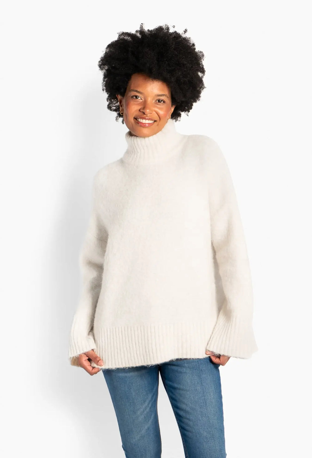 Noelle Sweater White Alyssum