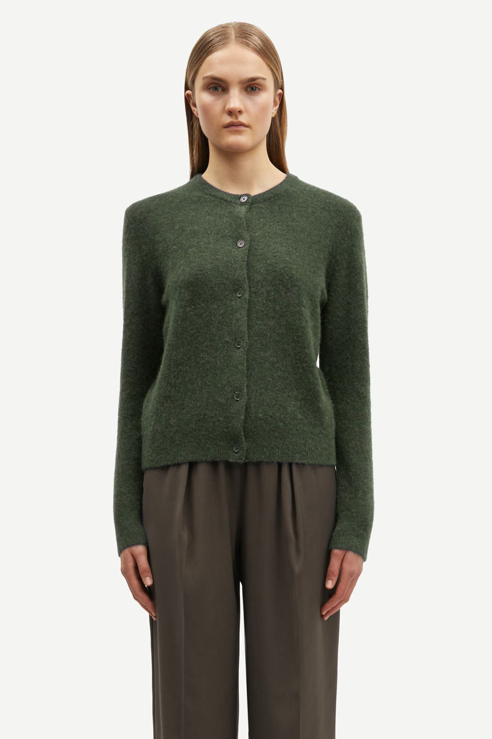 Nor Short Cardigan 7355 Forest Night