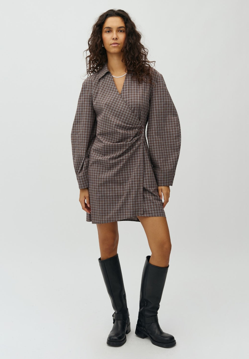 Kienna-M, Olivette, Dress Mirage Check