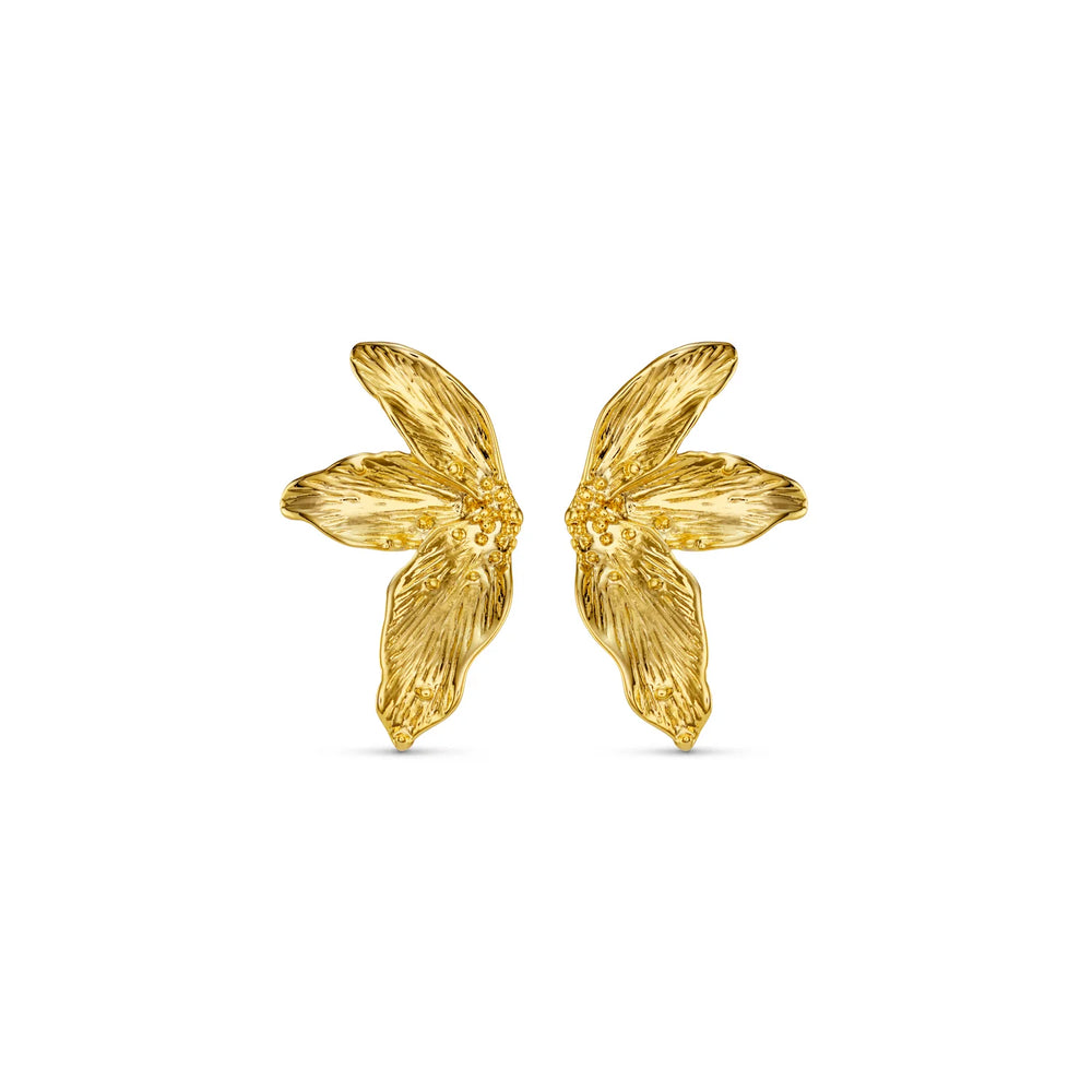 Statement Petal Climber Earrings