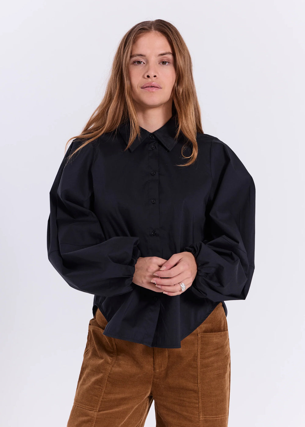 Otilia LS Shirt Black