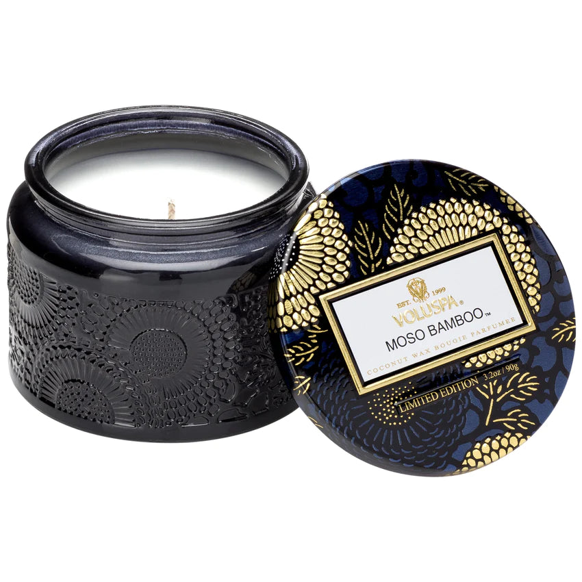 Voluspa Petite Jar Candle - Moso Bamboo 127g - hvittrad.no