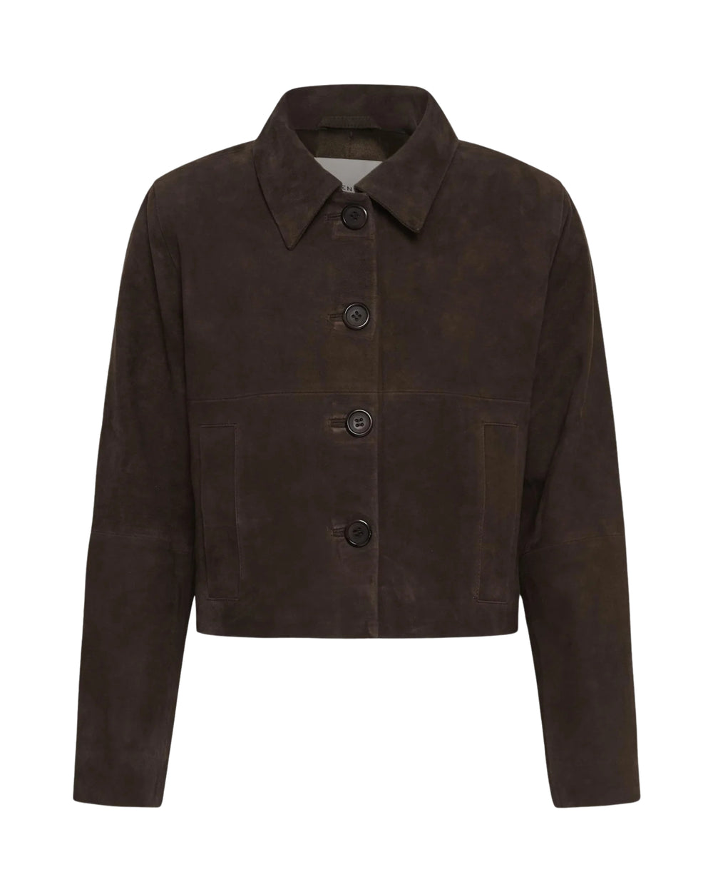 PetraMW Suede Jacket Dark Brown