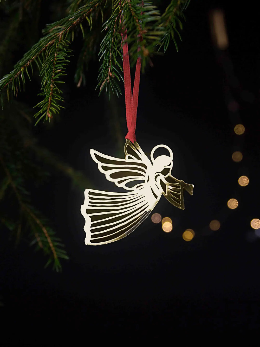 Hanging Deco Flying Angel Gold