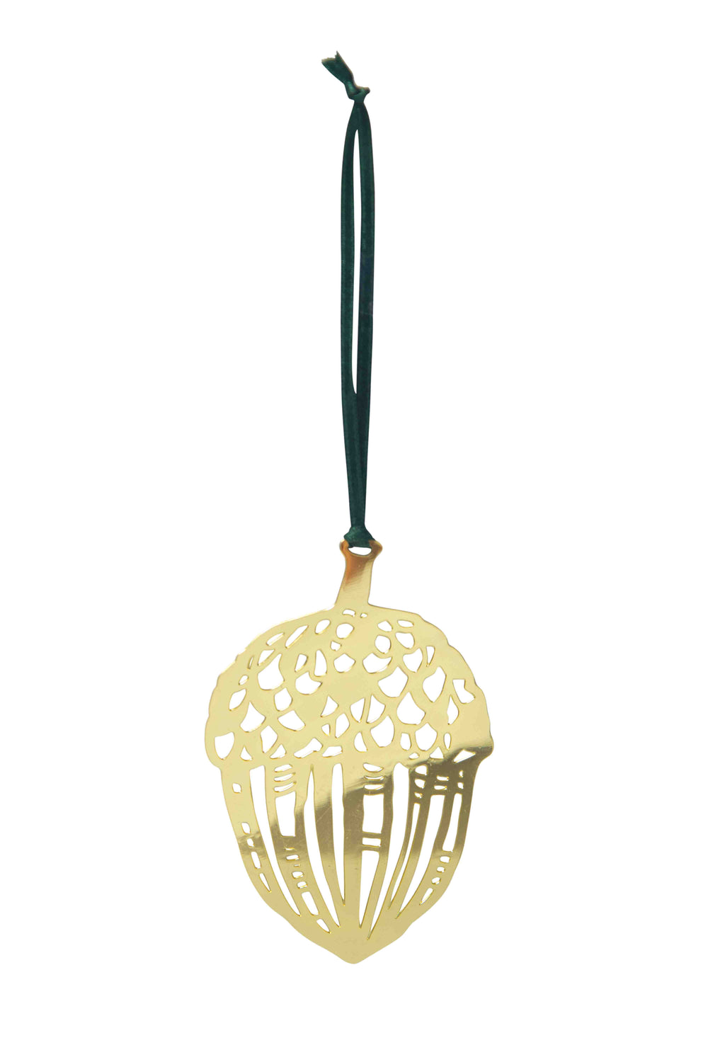 Hanging Deco Acorn Gold