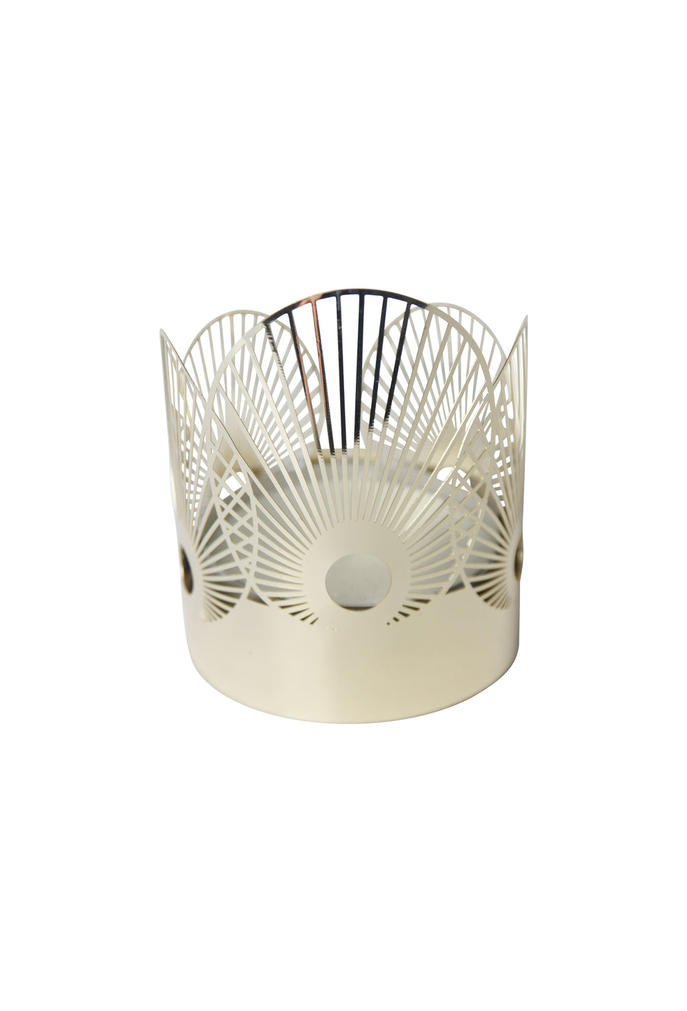 Tea Light Holder Sun Gold