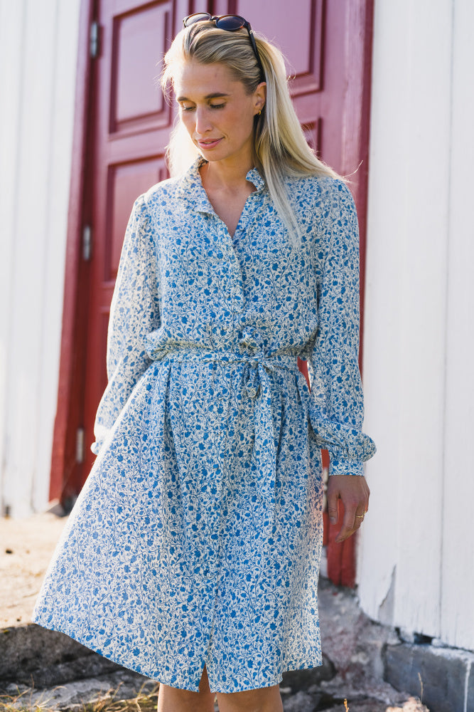 RAUSGry Astrid Shirt Dress AOP Q Harbor Flower
