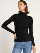 Norr Karlina LS Top Black - hvittrad.no
