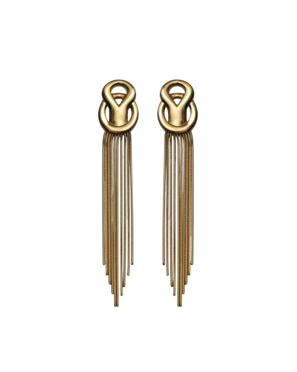 The Flounce Earrings Gold