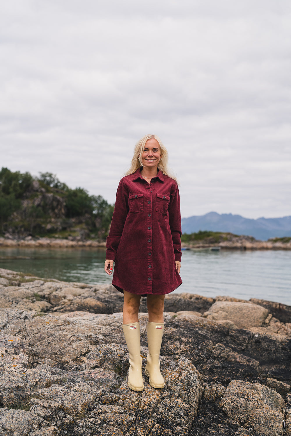 Ella Short Shirt Dress Choco Truffle