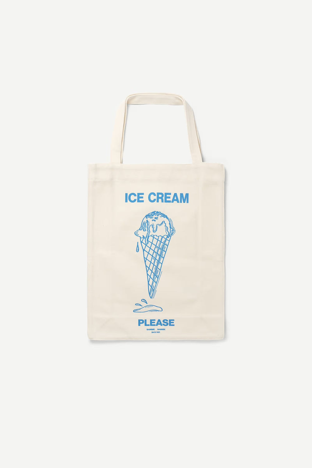Saprint Tote Bag 14197 Undyed Icecream