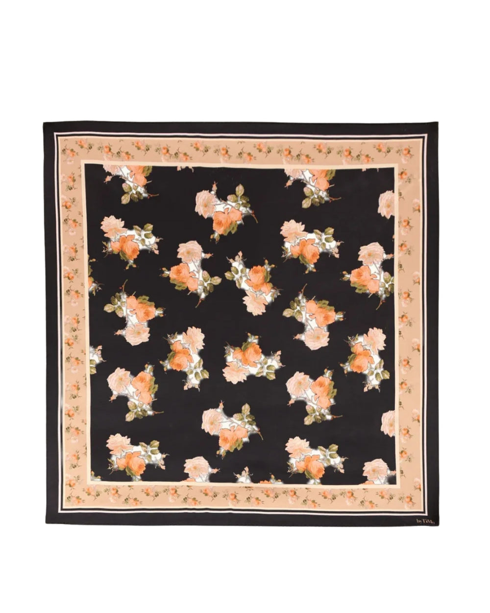 Silk Scarf 60x60 Blooming Night