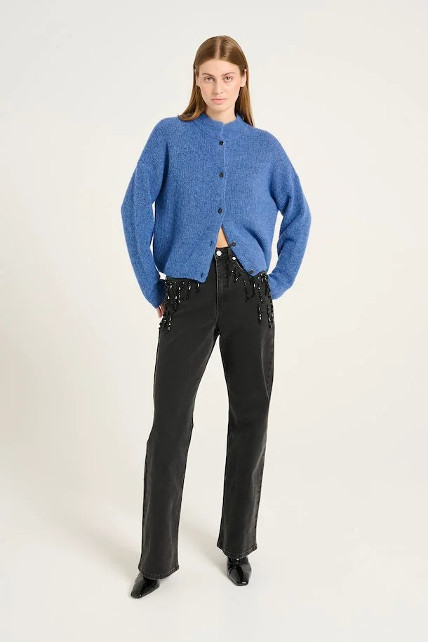 Gestuz AlphaGZ Short Cardigan Smythson - hvittrad.no