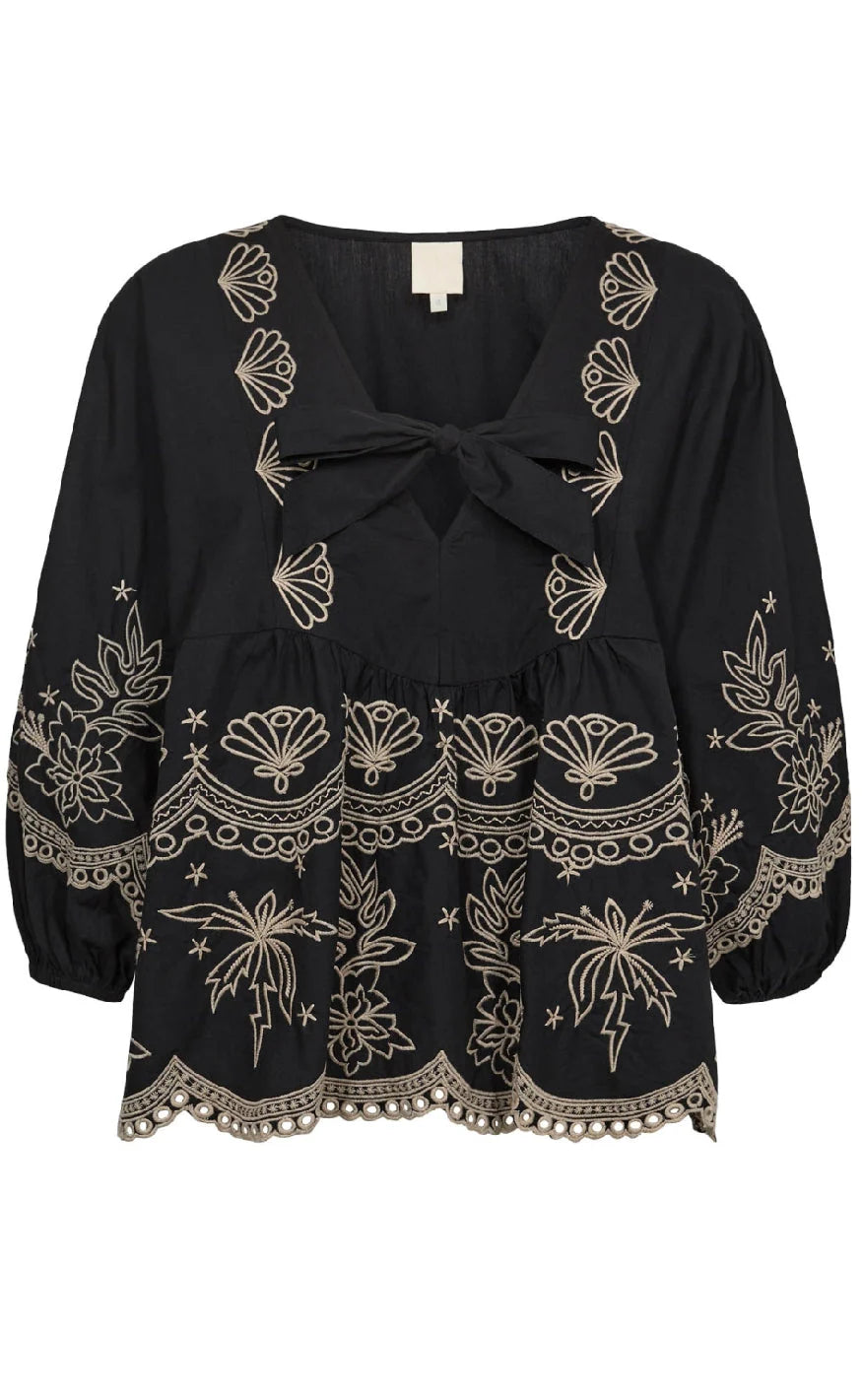 SofjaGO Blouse Black/Sand