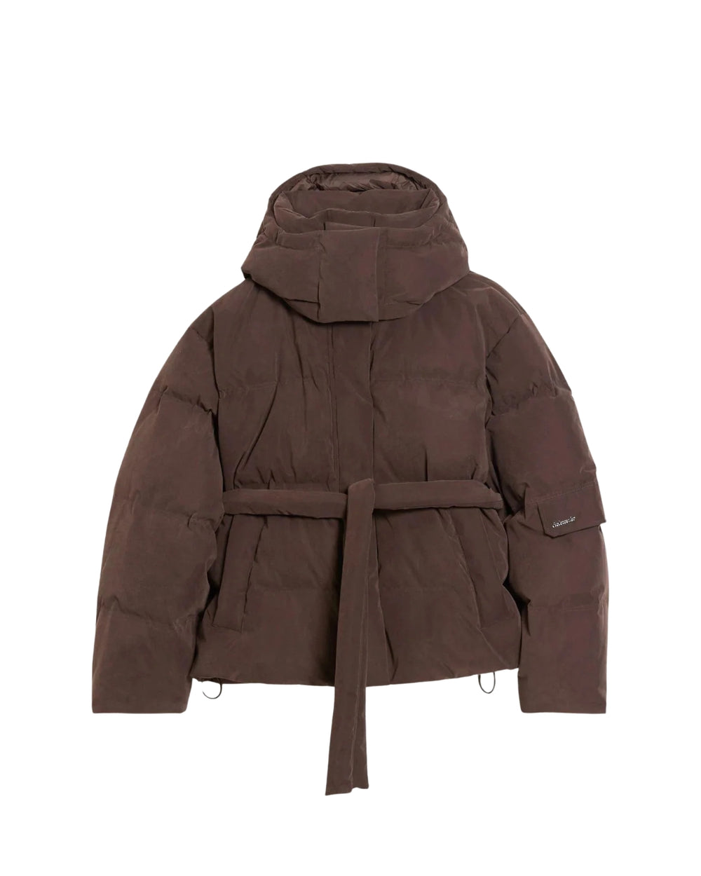 Steilia Brushed Down Jkt Dk Brown