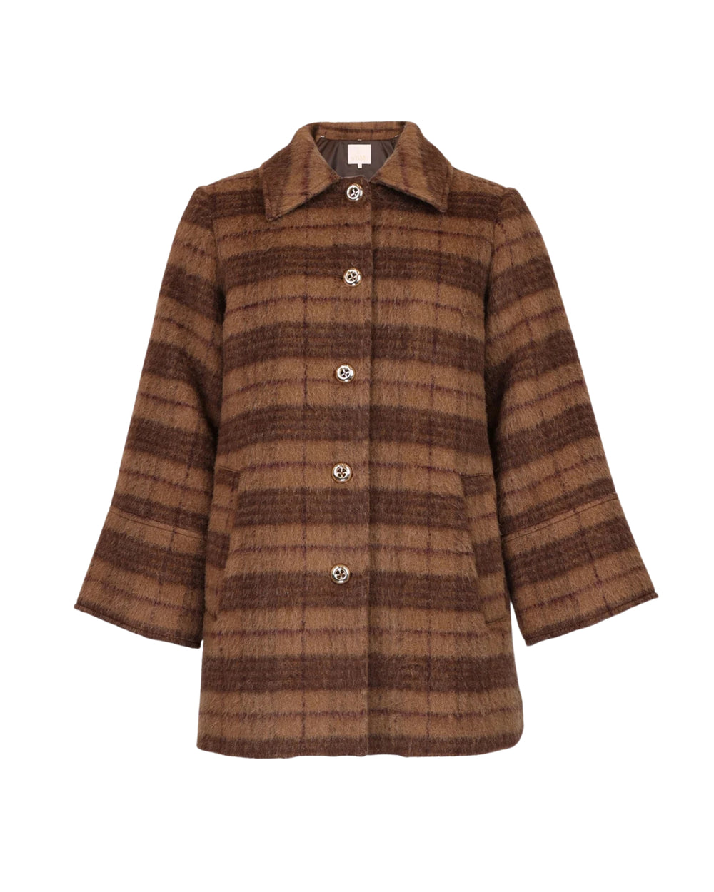Tailored Car Coat Autumn Checks