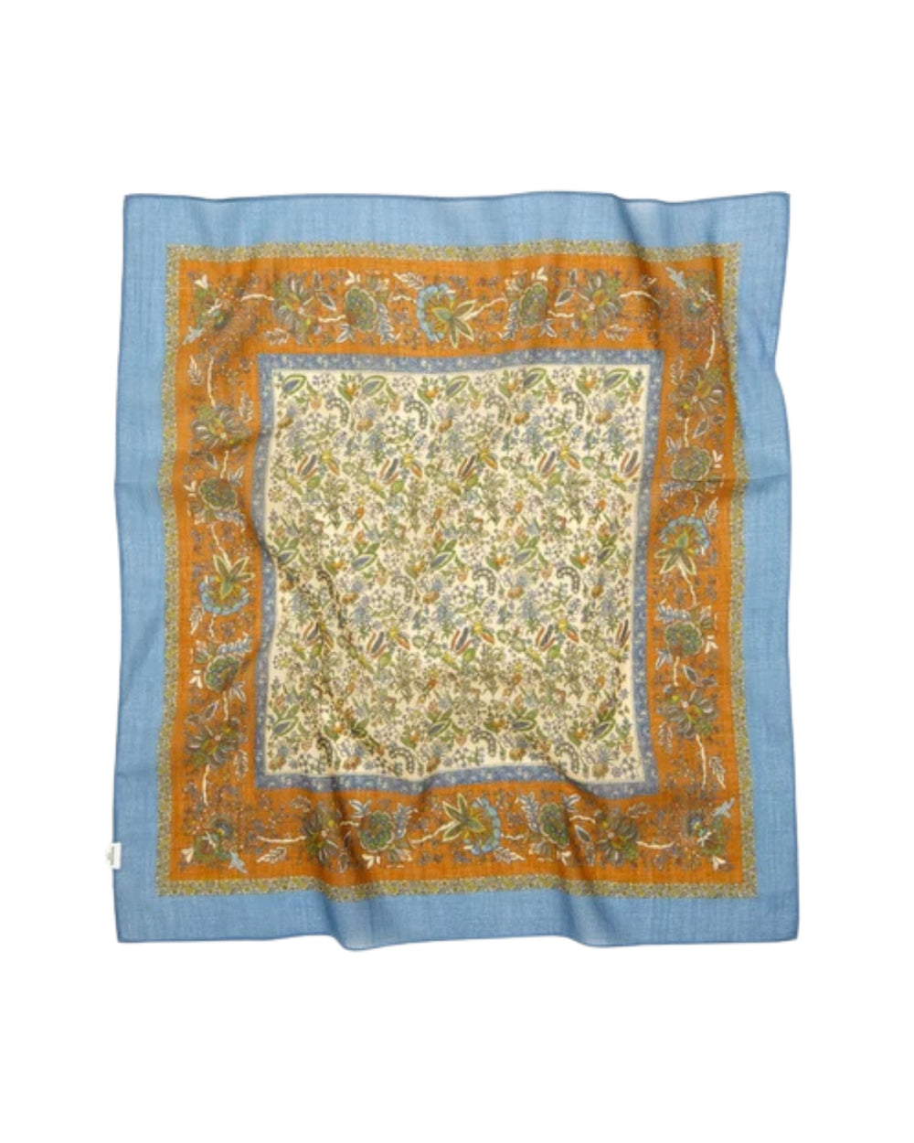 Tapisflora Cotta Scarf Windward Blue