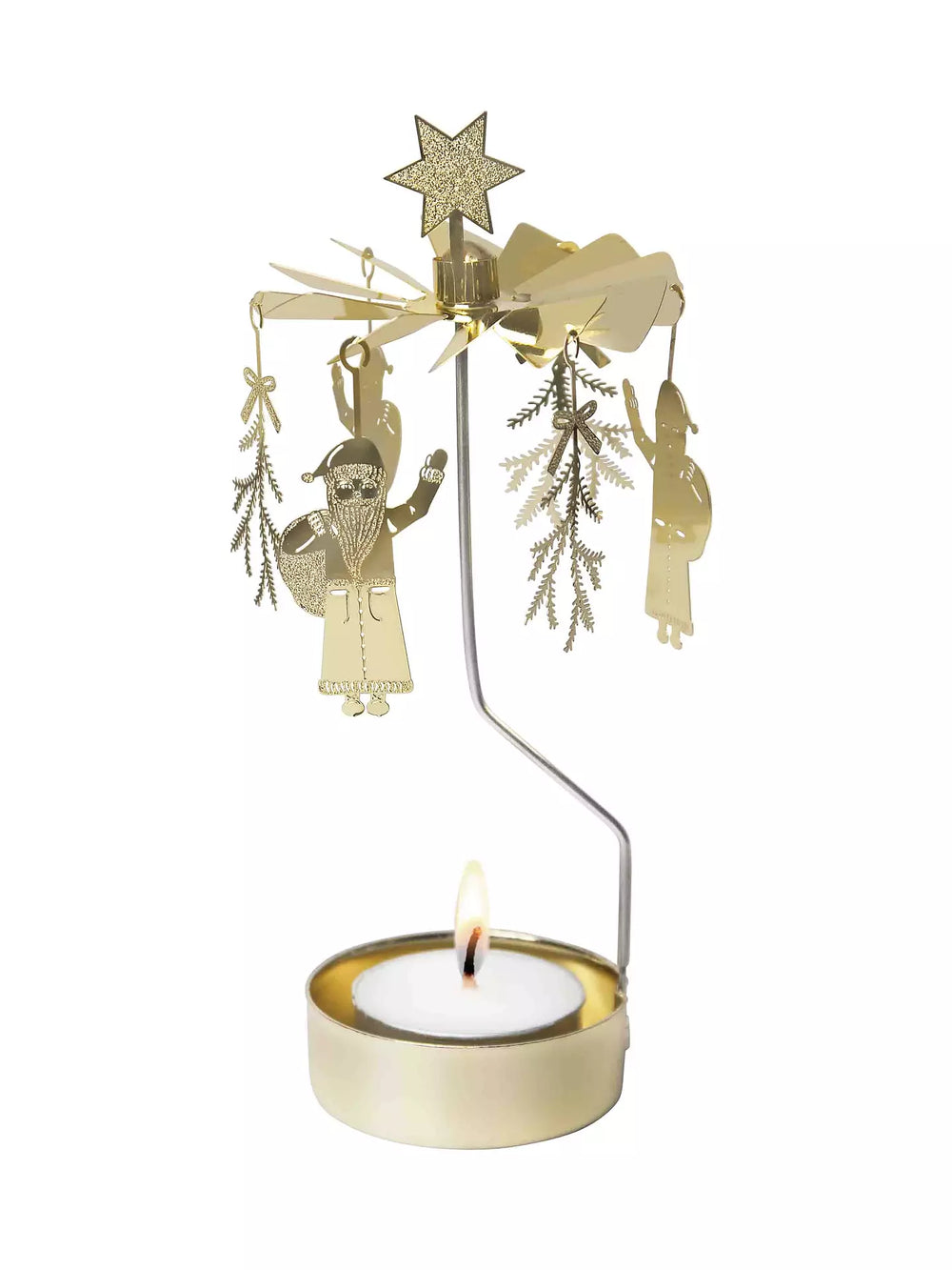 Angel Chime Claus Gold