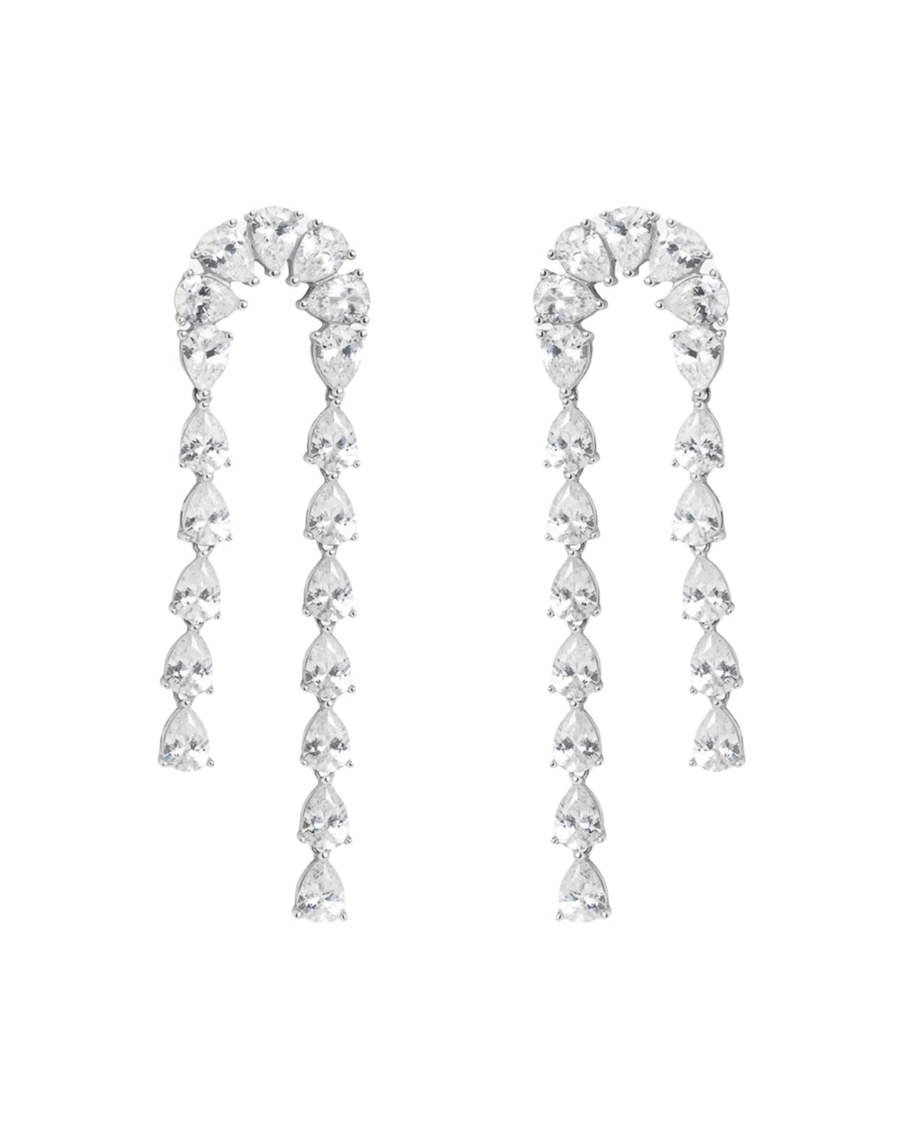 The Arc Earrings Silver