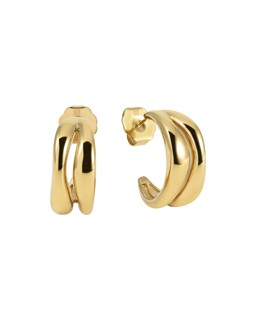 The Big Curved Hoops Gold