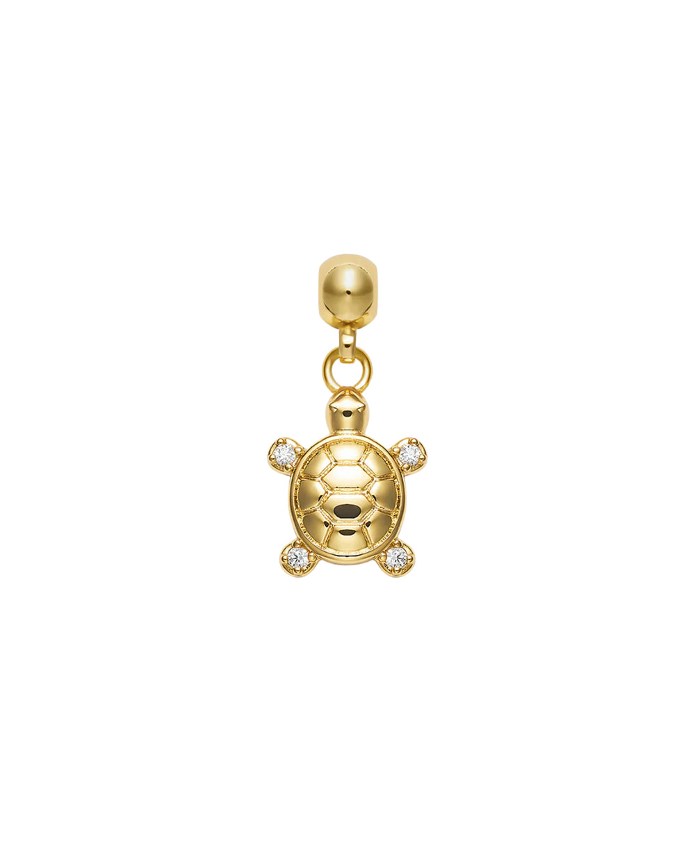 Turtle Charm Gold