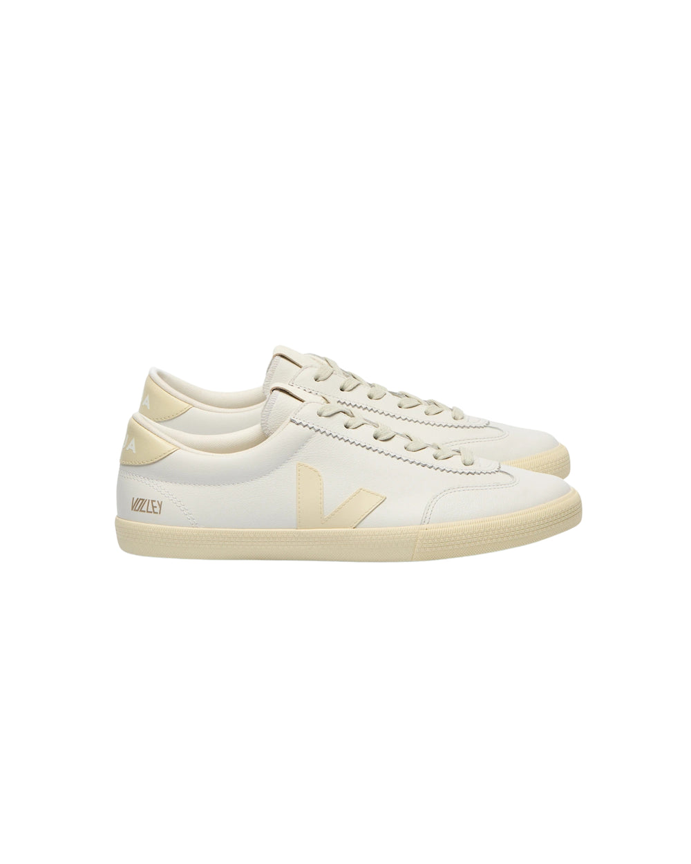 Volley Signature O.T Leather White Calcaire