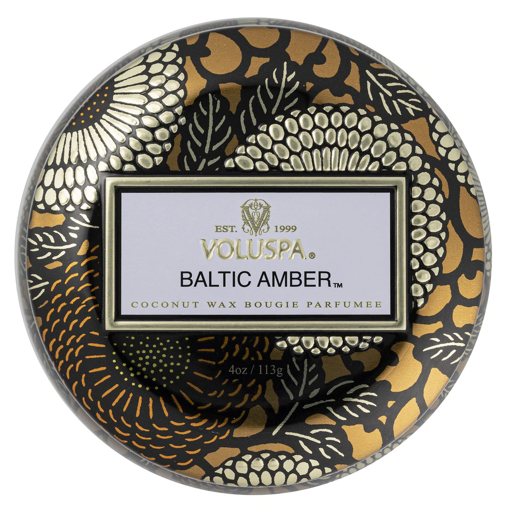 Mini Tin Candle – Baltic Amber 113g