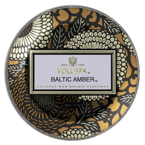 Mini Tin Candle – Baltic Amber 113g