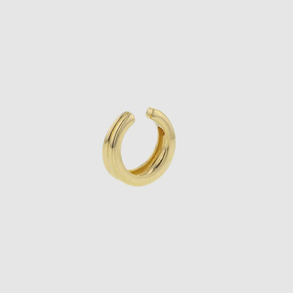 Faces Discover Ear Cuff Gold