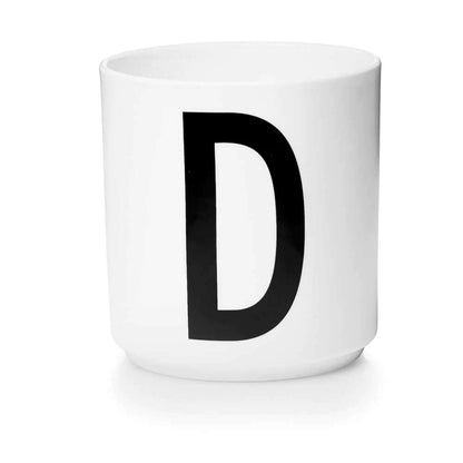 Porcelain Cup White (A-Z) D