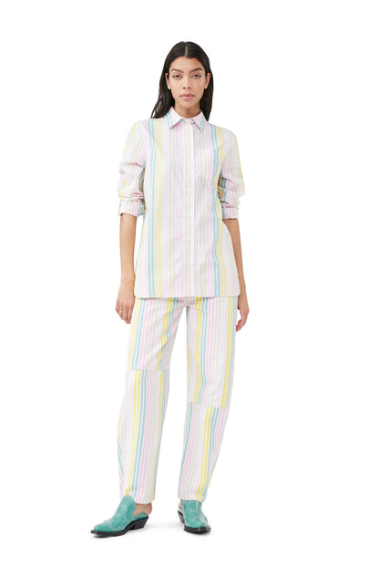 Stripe Cotton Shirt Multicolour