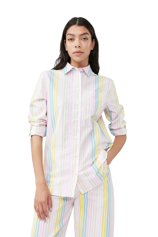 Stripe Cotton Shirt Multicolour
