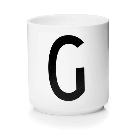 Porcelain Cup White (A-Z) G
