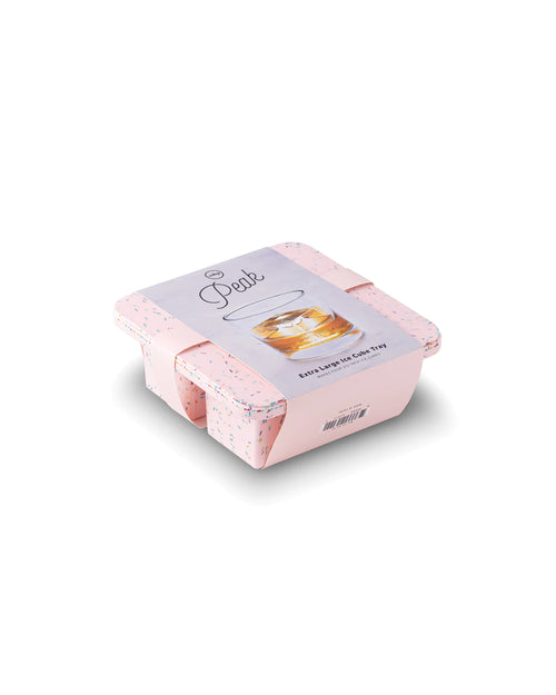 XL Ice Cube Tray Pink-Speckled