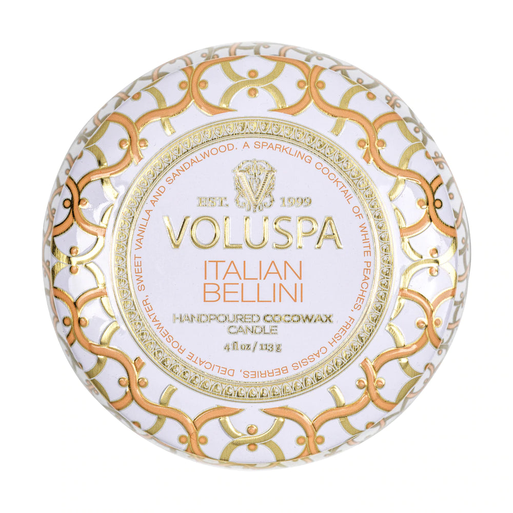Mini Tin Candle – Italian Bellini 113g