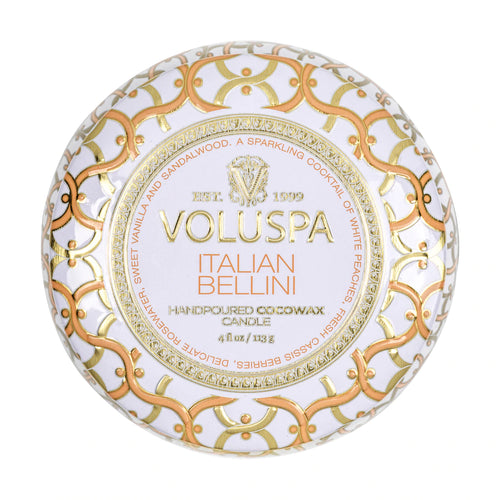 Mini Tin Candle – Italian Bellini 113g