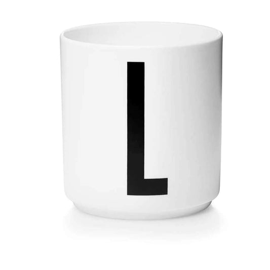 Porcelain Cup White (A-Z) L