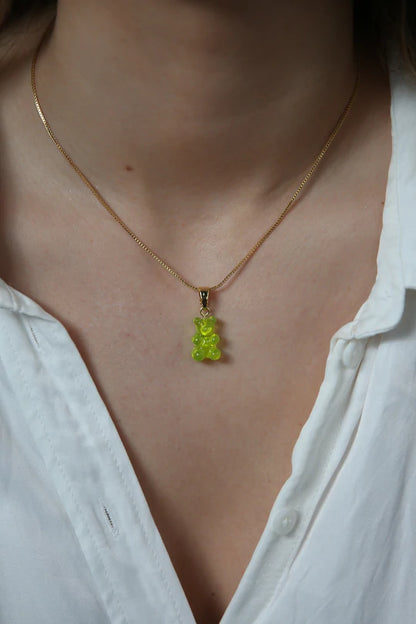 Nostalgia Bear w/Classic Connector – Lime