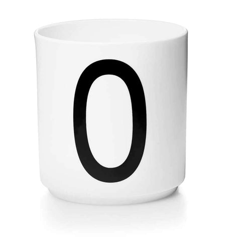 Porcelain Cup White (A-Z) O