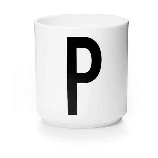 Porcelain Cup White (A-Z) P