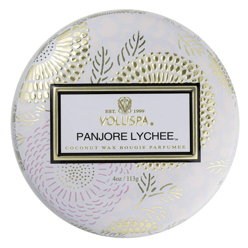 Mini Tin Candle – Panjore Lychee 113g