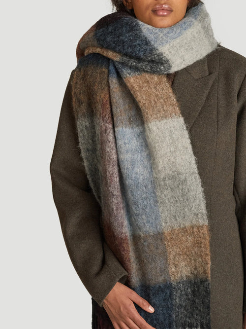 Plutonia Fresia Check Scarf