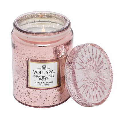 Small Jar Candle – Sparkling Rose 156g